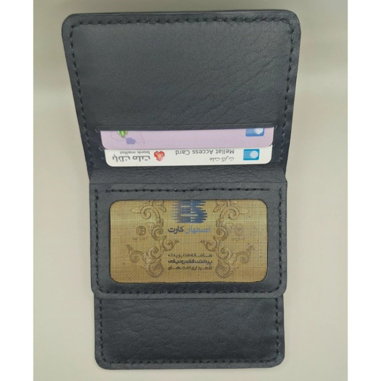 کیف پول جیبی چرم طبیعی مدل سه لت